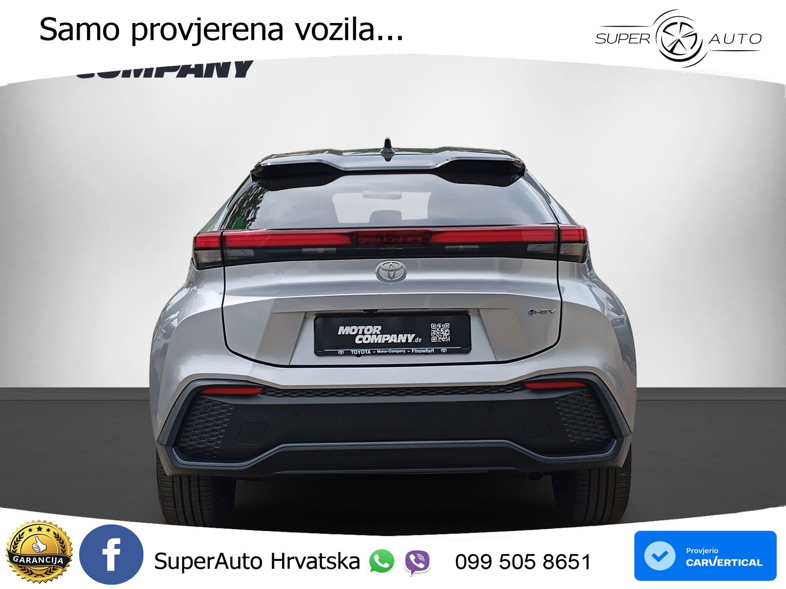 Toyota C-HR 1.8 (140 KS) Hybrid e-CVT Teamplayer LED+GR SJED+ACC