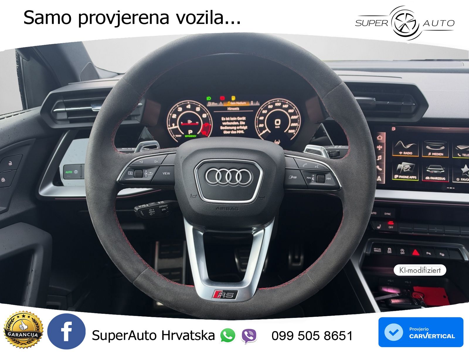 Audi RS3 Sedan 2.5 TFSI (400 KS) quattro S tronic MATRIX+GR SJED+KAM