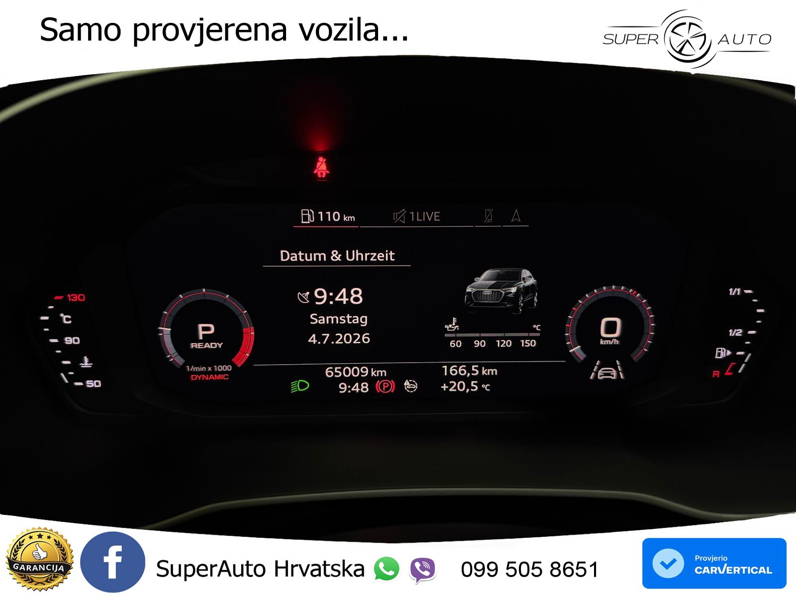 Audi Q3 45 TFSI (230 KS) quattro S tronic S line LED+GR SJED+ACC