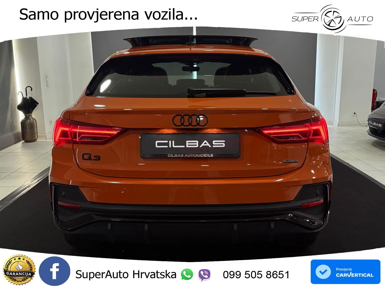 Audi Q3 45 TFSI (230 KS) quattro S tronic S line LED+GR SJED+ACC