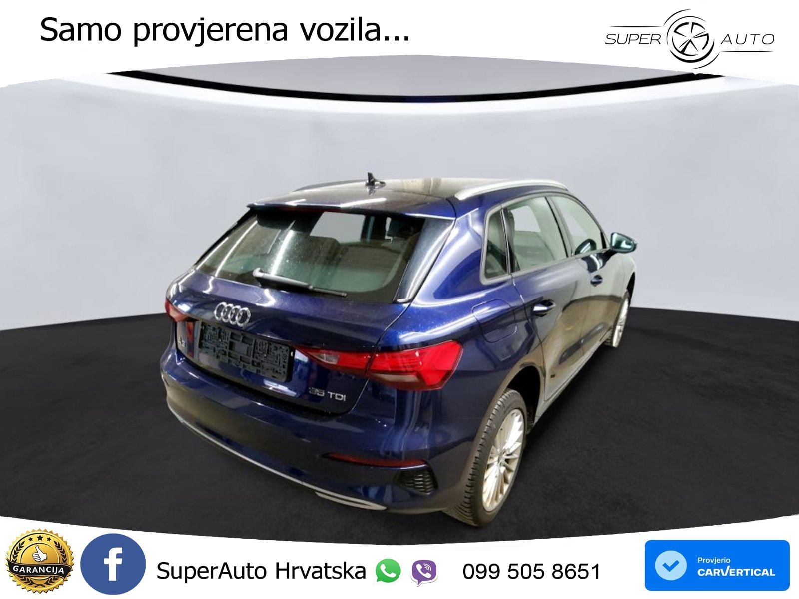Audi A3 35 TDI (150 KS) S tronic LED+GR SJED+ACC