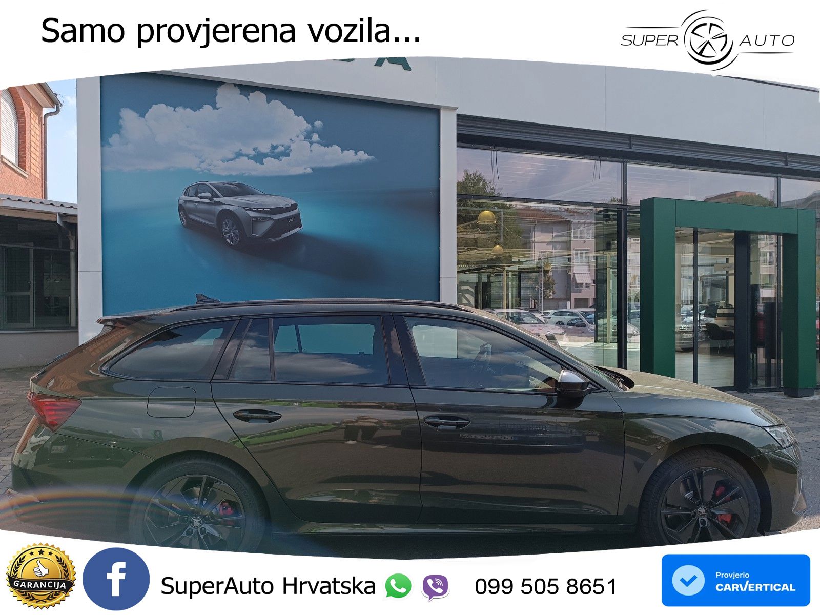 Škoda Octavia Combi RS 2.0 TSI (265 KS) DSG LED+GR SJED+ACC