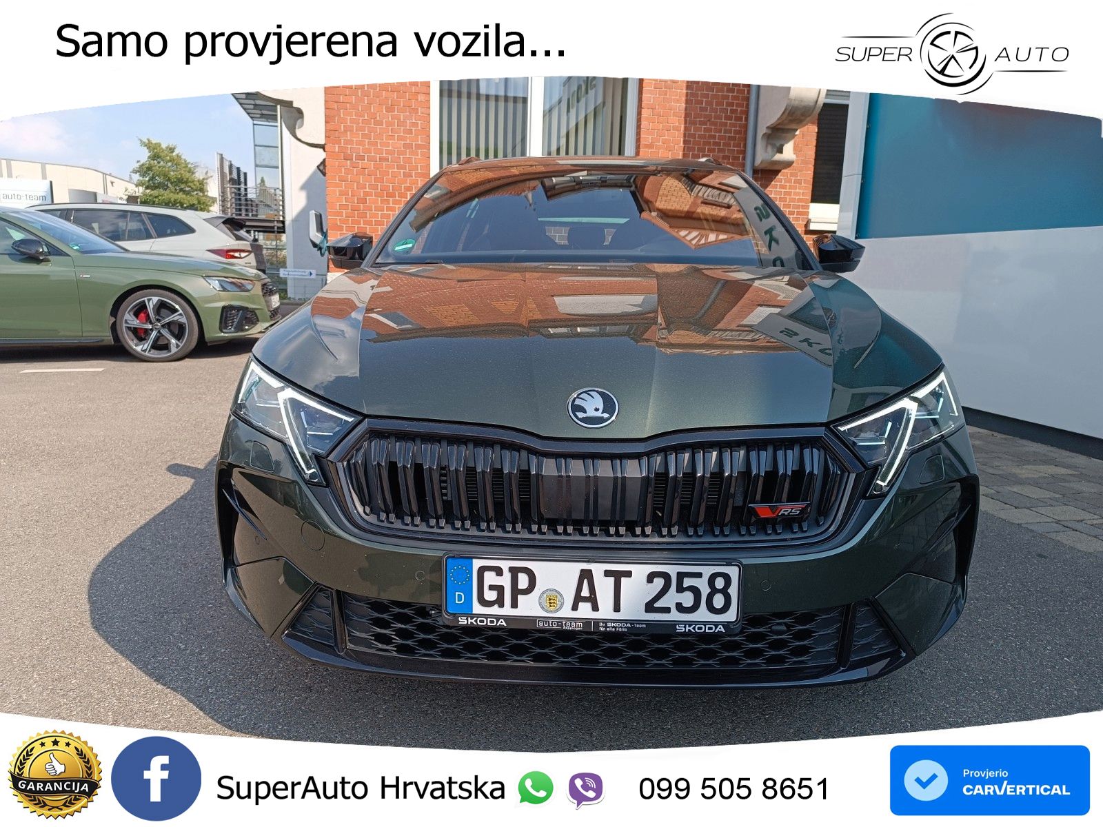 Škoda Octavia Combi RS 2.0 TSI (265 KS) DSG LED+GR SJED+ACC