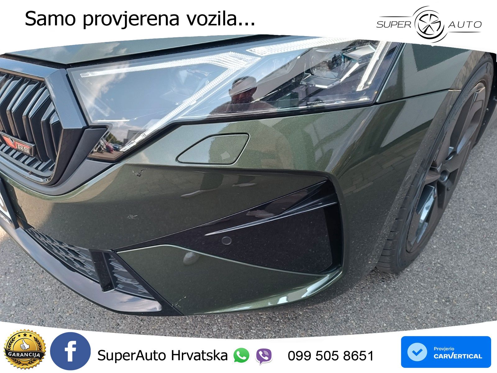 Škoda Octavia Combi RS 2.0 TSI (265 KS) DSG LED+GR SJED+ACC