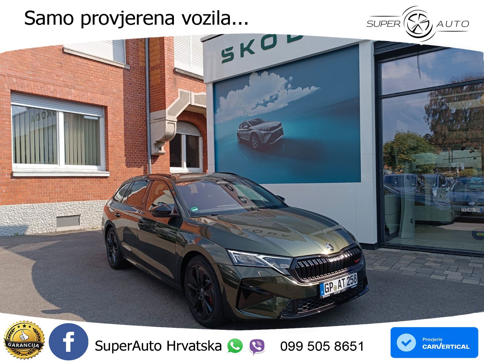 Škoda Octavia Combi RS 2.0 TSI (265 KS) DSG LED+GR SJED+ACC