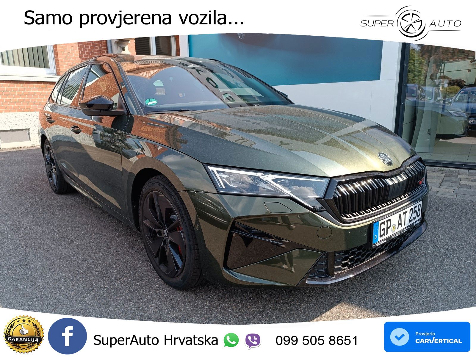 Škoda Octavia Combi RS 2.0 TSI (265 KS) DSG LED+GR SJED+ACC