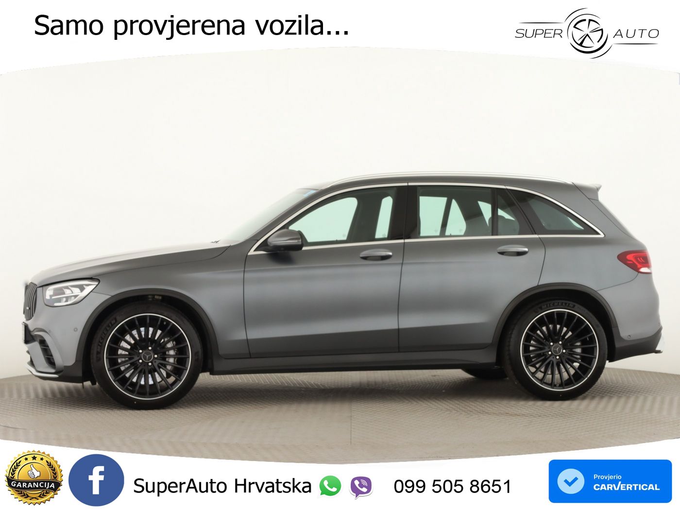 Mercedes AMG GLC 63 V8 (476 KS) 4MATIC+ MCT ACC+HEAD+GR SJED+360+PANO