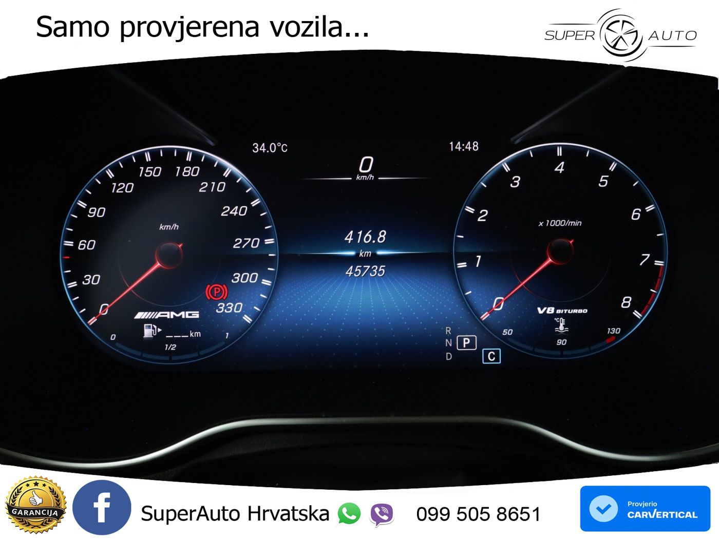 Mercedes AMG GLC 63 V8 (476 KS) 4MATIC+ MCT ACC+HEAD+GR SJED+360+PANO