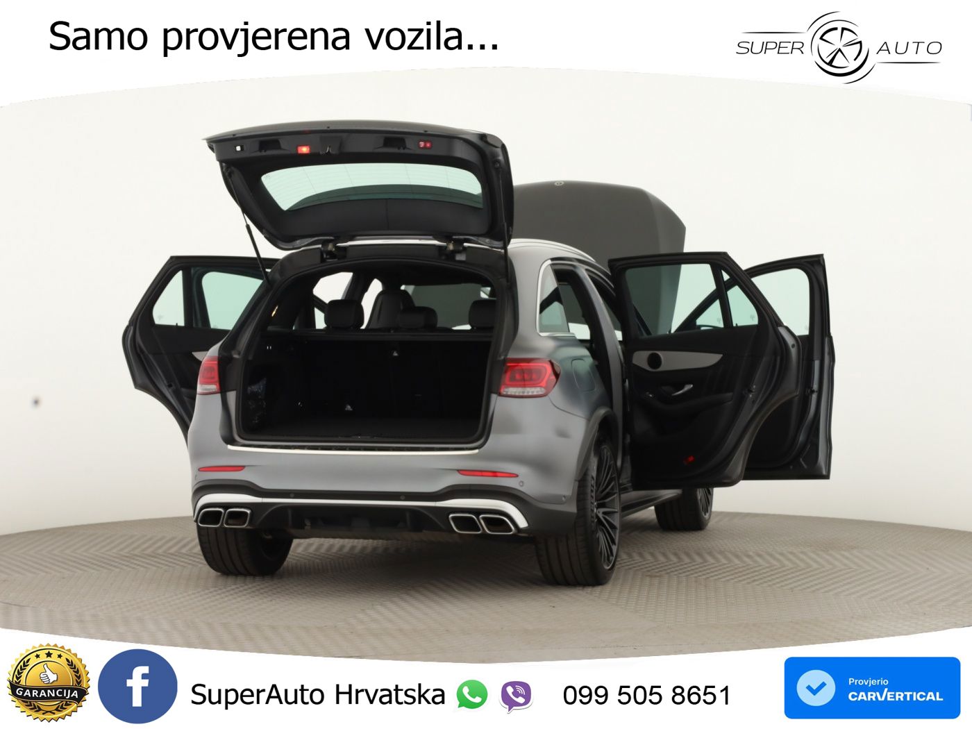 Mercedes AMG GLC 63 V8 (476 KS) 4MATIC+ MCT ACC+HEAD+GR SJED+360+PANO