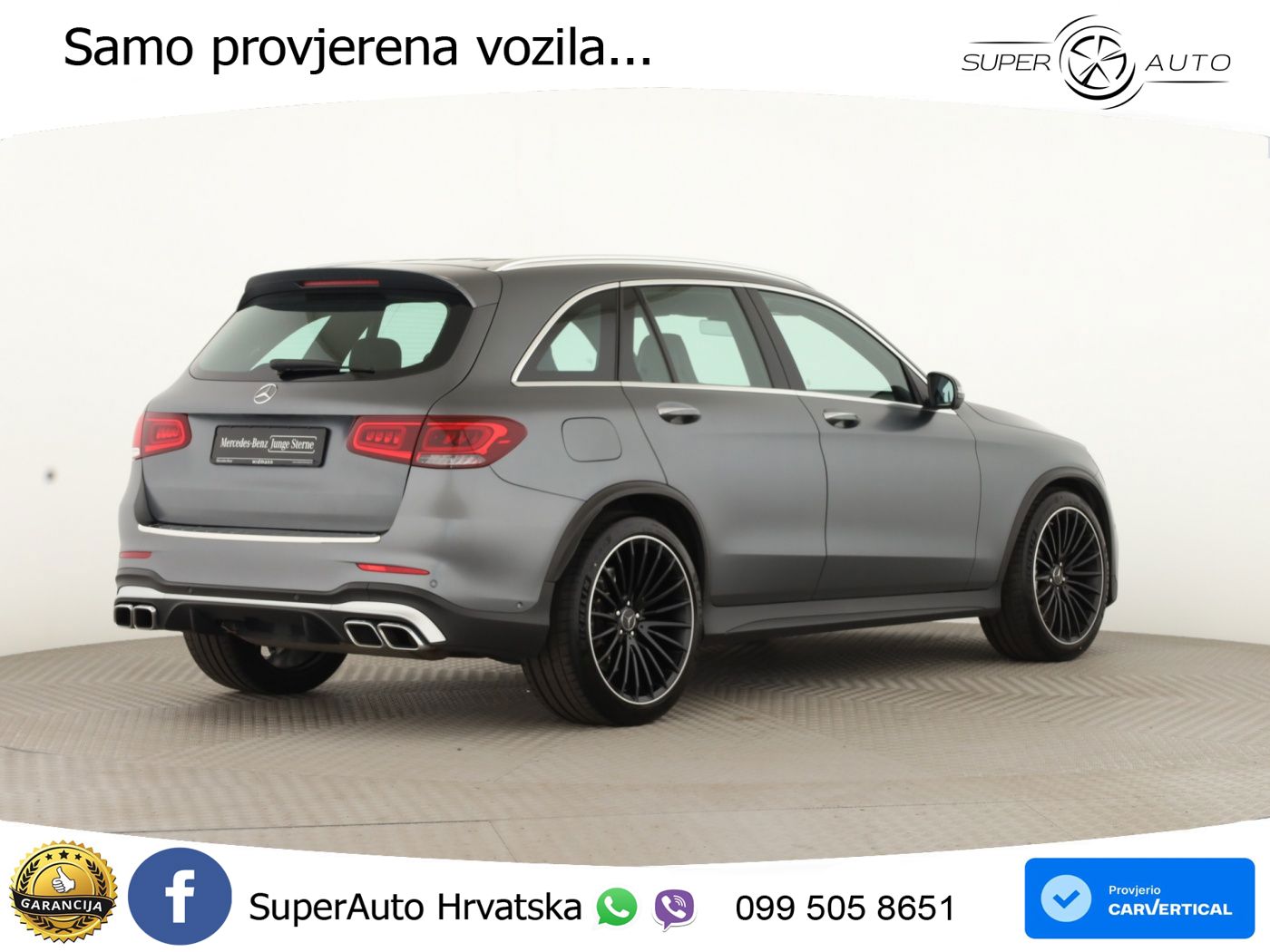 Mercedes AMG GLC 63 V8 (476 KS) 4MATIC+ MCT ACC+HEAD+GR SJED+360+PANO