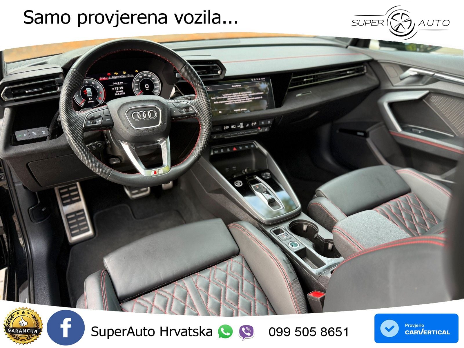 Audi A3 Limuzina 35 TFSI (150 KS) S tronic S line LED+GR SJED+ACC