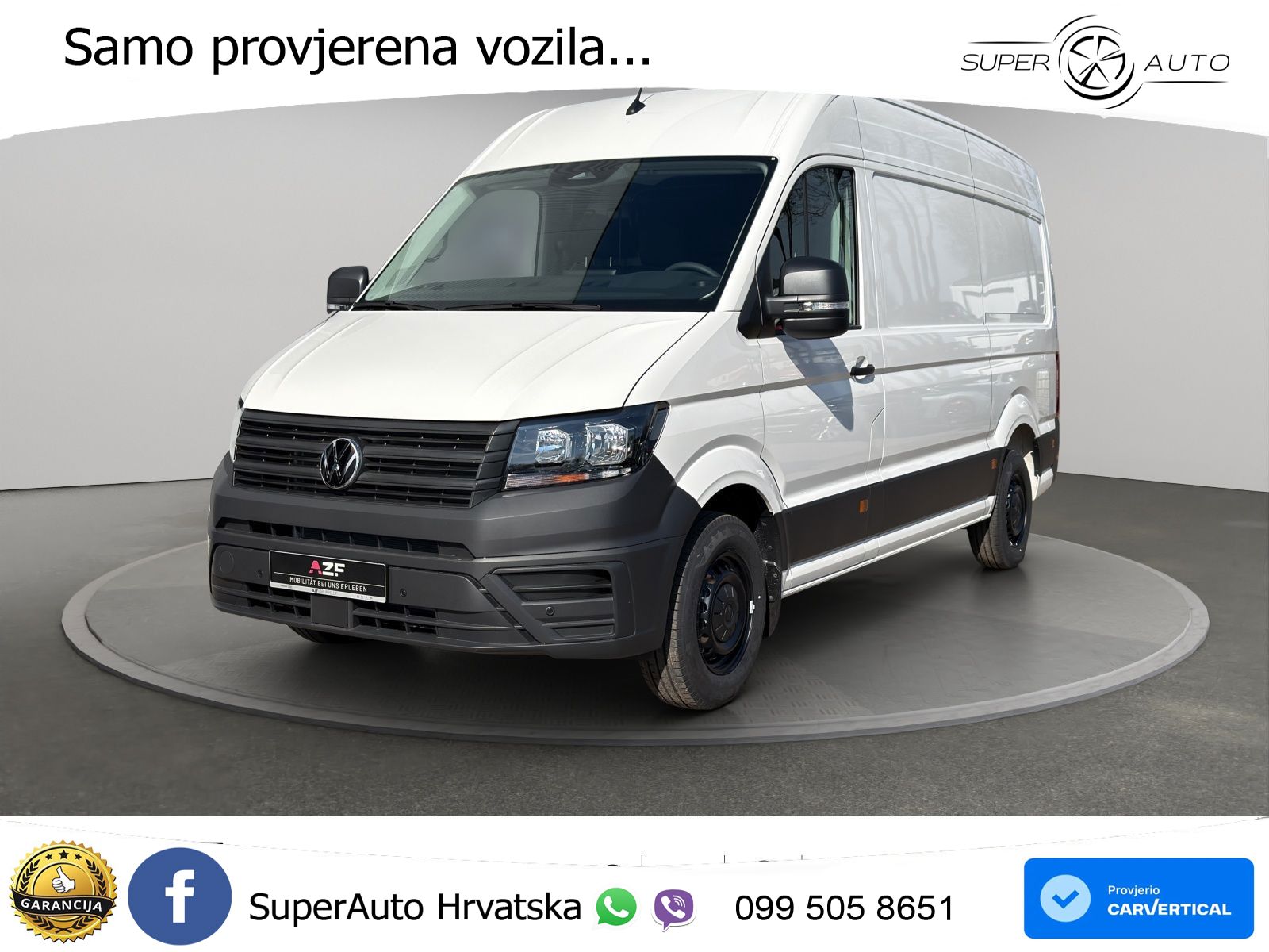 Volkswagen Crafter 35 Kasten HD 2.0 TDI AHK+KLIMA+GRA+BODEN 140 KS
