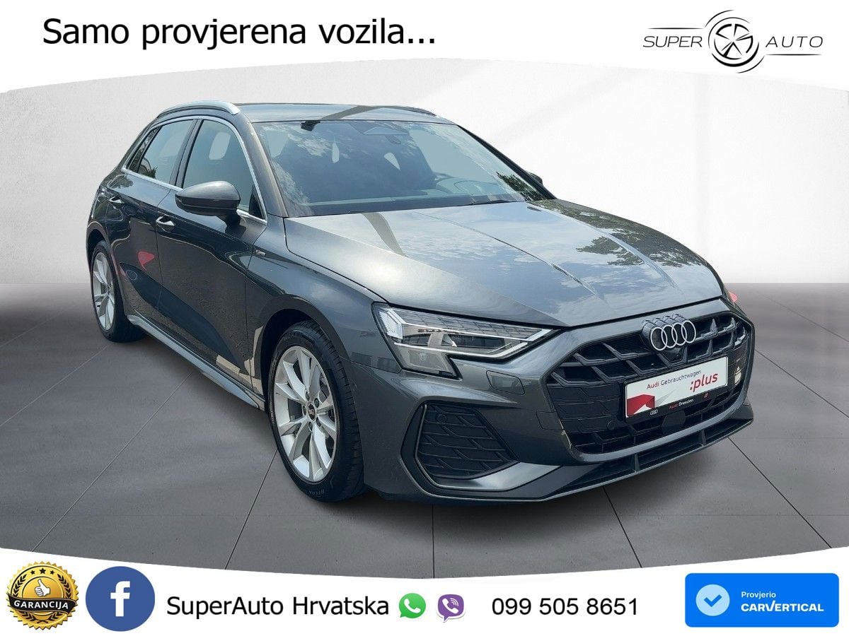 Audi A3 30 TDI (116 KS) S line LED+GR SJED+ACC