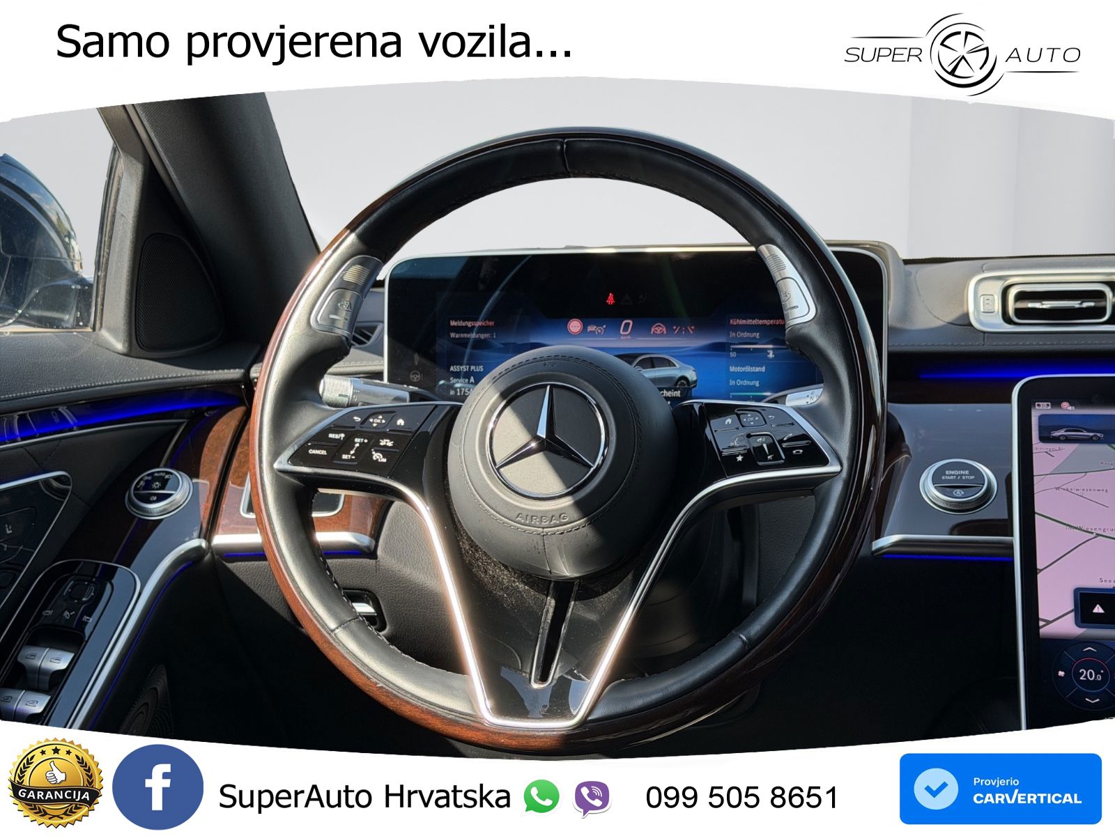 Mercedes S 450 (381 KS) EQ Boost 4MATIC 9G-TRONIC AMG LED+GR SJED+ACC