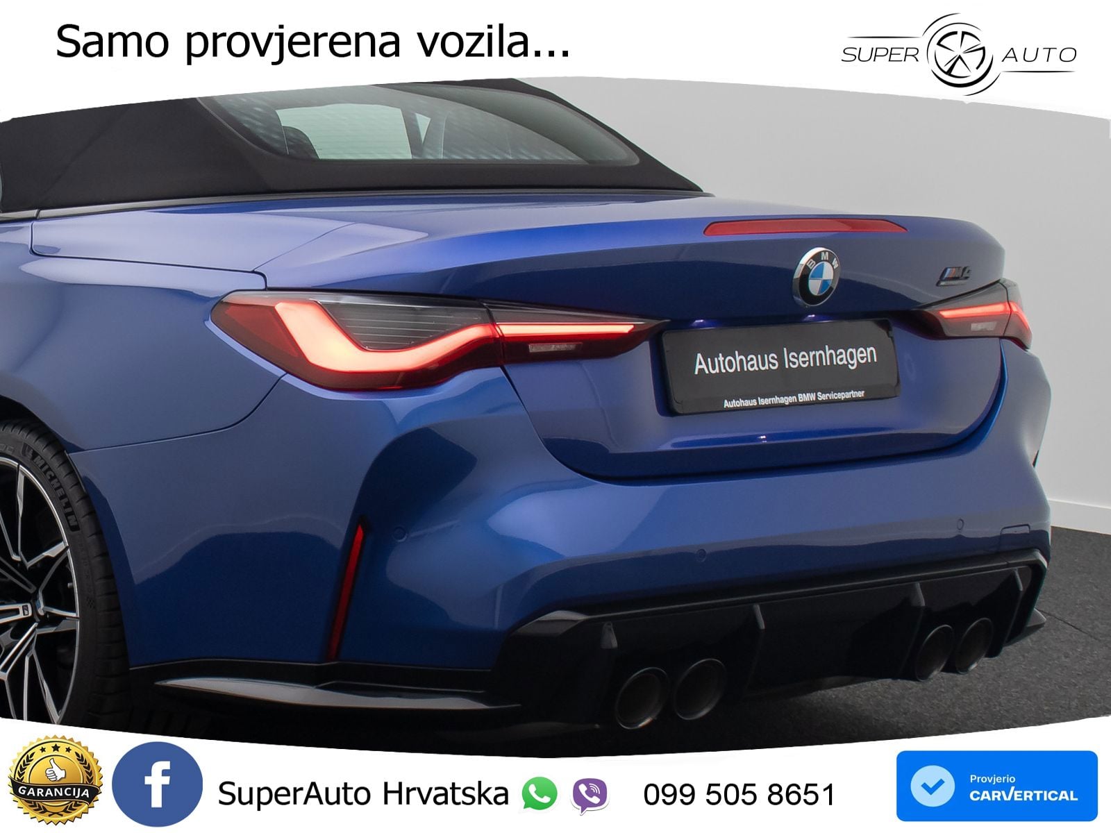 BMW M4 Convertible Competition 3.0 (510 KS) xDrive Steptronic
