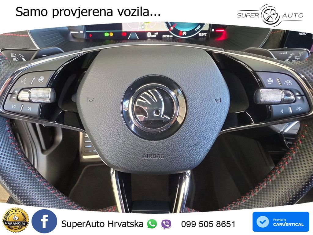 Škoda Octavia Combi RS 2.0 TDI (200 KS) 4x4 DSG MATRIX+GR SJED+KAM