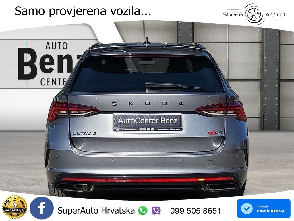 Škoda Octavia Combi RS 2.0 TDI (200 KS) 4x4 DSG MATRIX+GR SJED+KAM