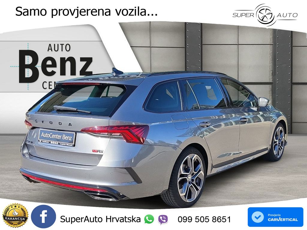 Škoda Octavia Combi RS 2.0 TDI (200 KS) 4x4 DSG MATRIX+GR SJED+KAM