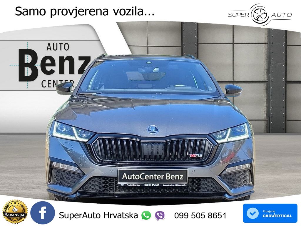 Škoda Octavia Combi RS 2.0 TDI (200 KS) 4x4 DSG MATRIX+GR SJED+KAM