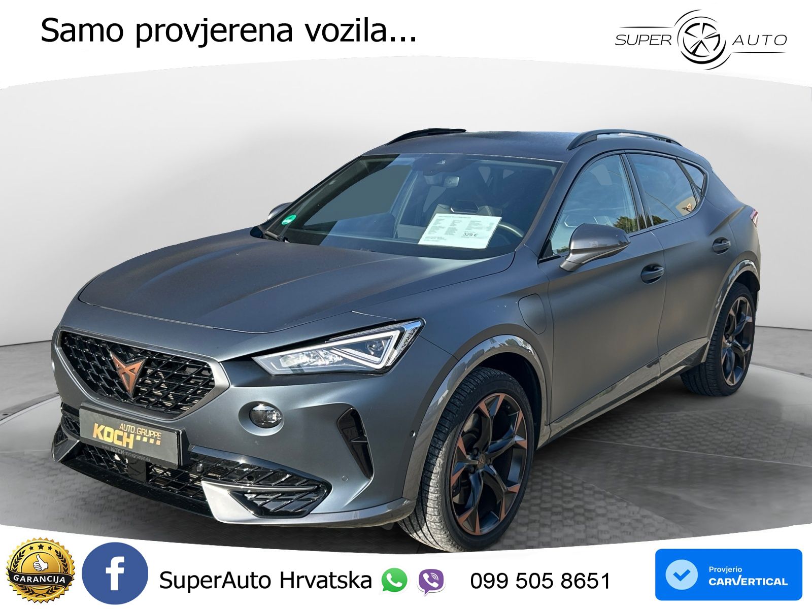 Cupra Formentor 1.4 TSI (245 KS) e-Hybrid DSG VZ LED+GR SJED+ACC