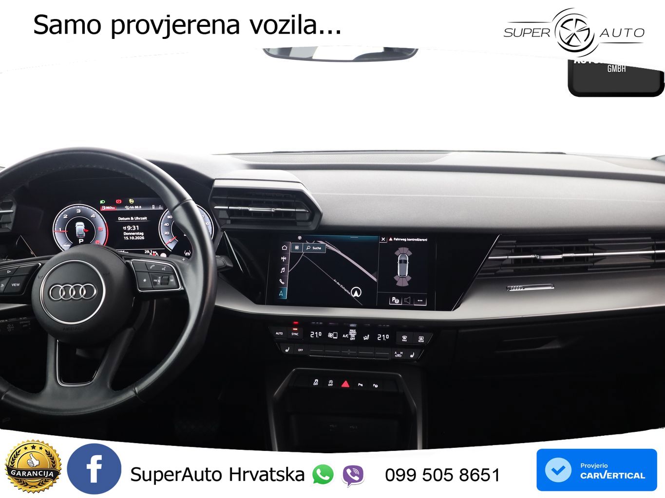 Audi A3 35 TDI (150 KS) S tronic LED+GR SJED+ACC