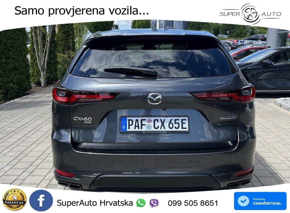 Mazda CX-60 2.5 e-Skyactiv (328 KS) AWD Automatic MATRIX+GR SJED+KAM