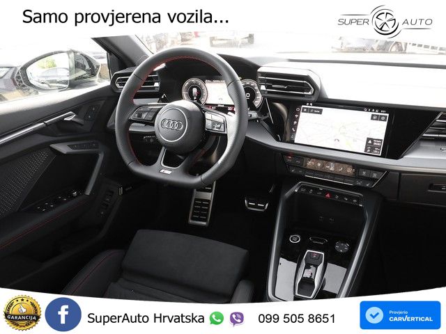 Audi A3 45 TFSIe (272 KS) S tronic 2x S line LED+GR SJED+ACC