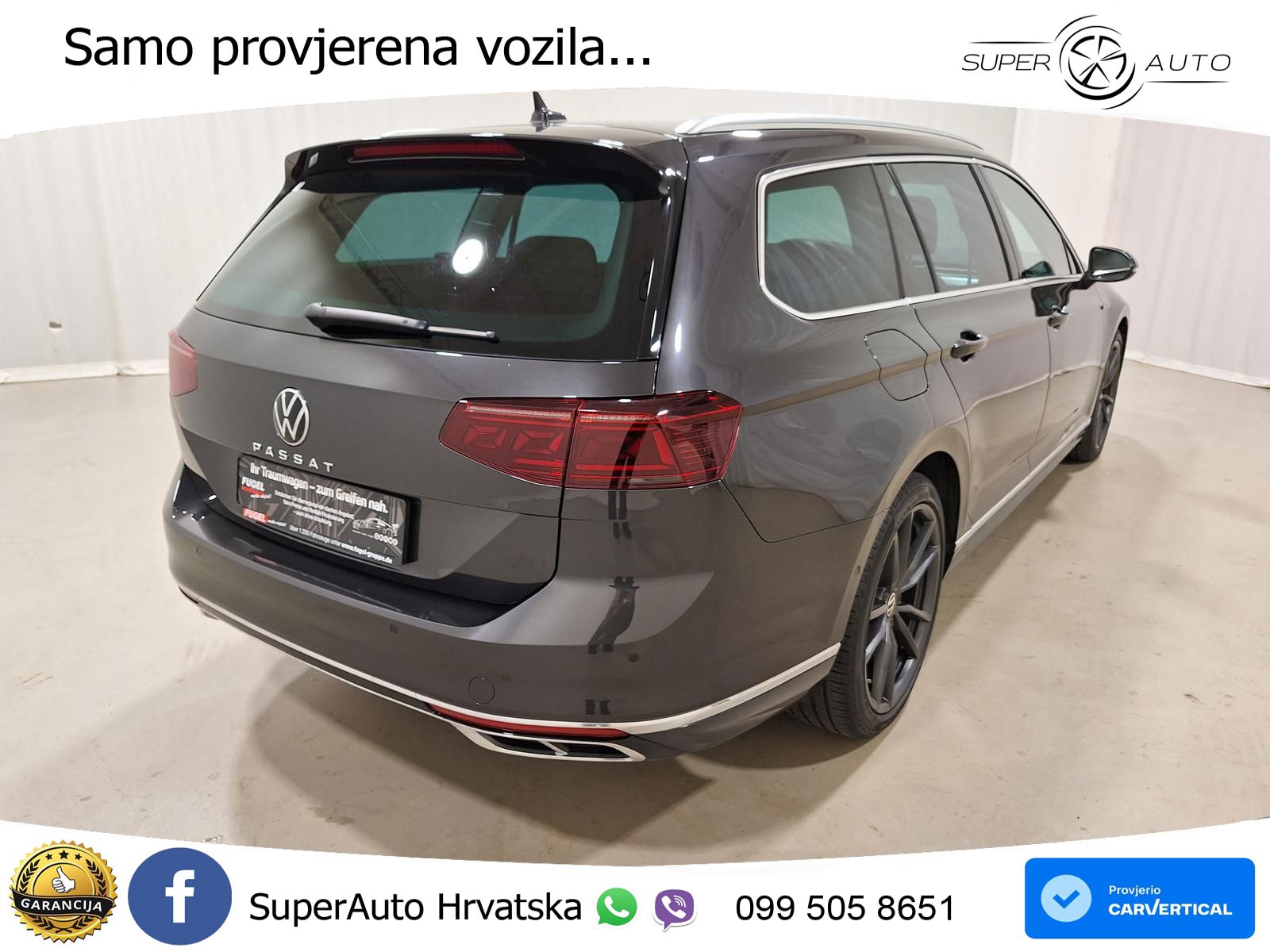 Volkswagen Passat Variant 2.0 TSI (190 KS) DSG R-Line LED+GR SJED+ACC