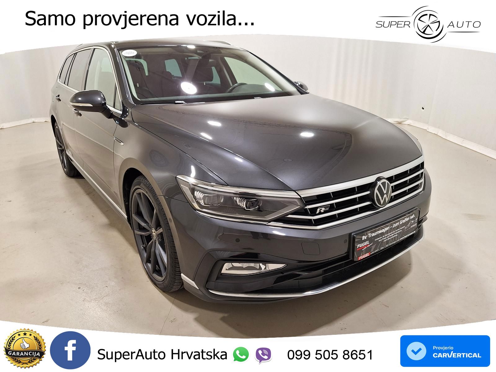 Volkswagen Passat Variant 2.0 TSI (190 KS) DSG R-Line LED+GR SJED+ACC