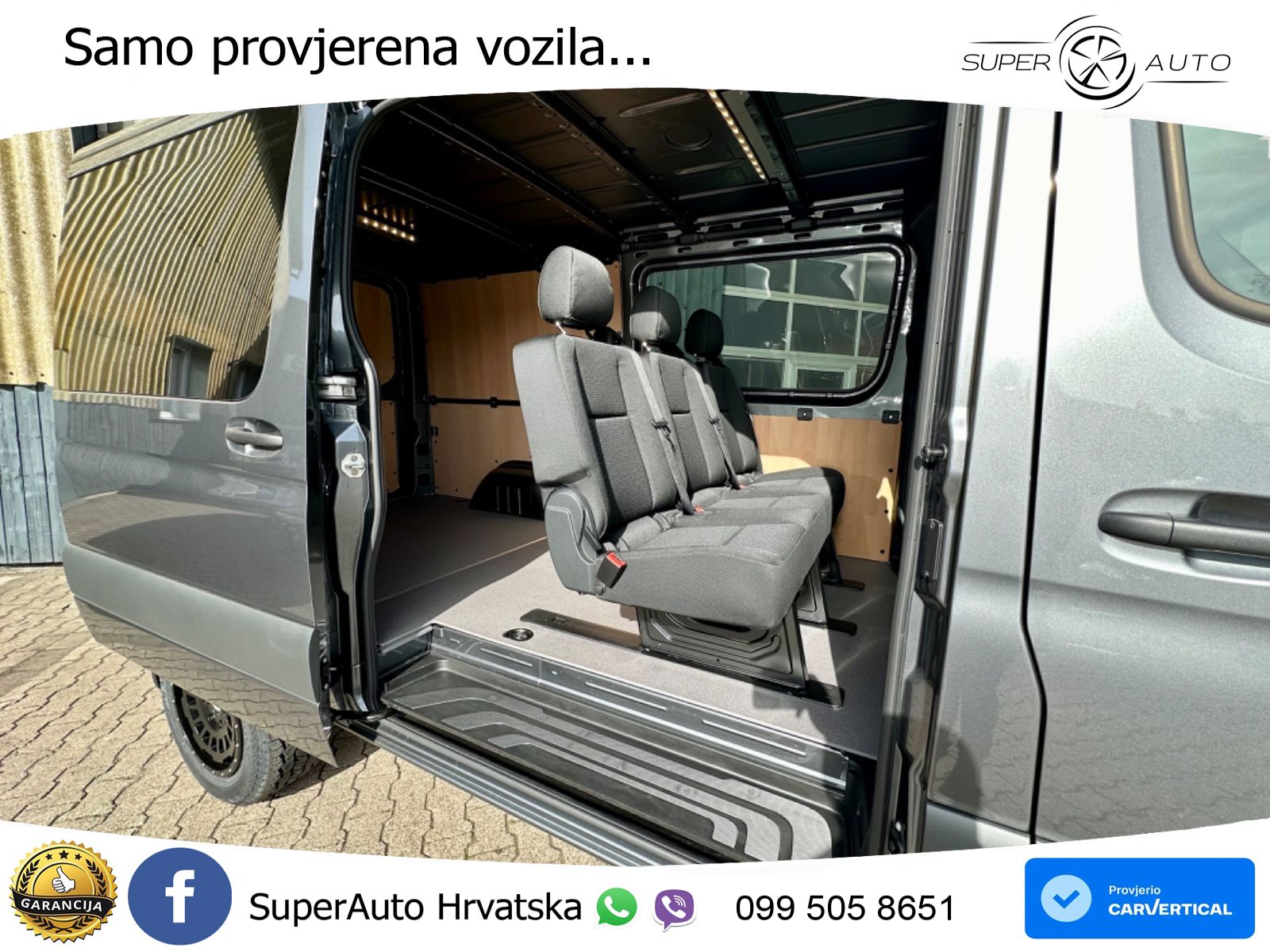 Mercedes-Benz Sprinter 319 CDI/AWD 4x4/Mixto-5 Sitze/LED/Navi 190 KS