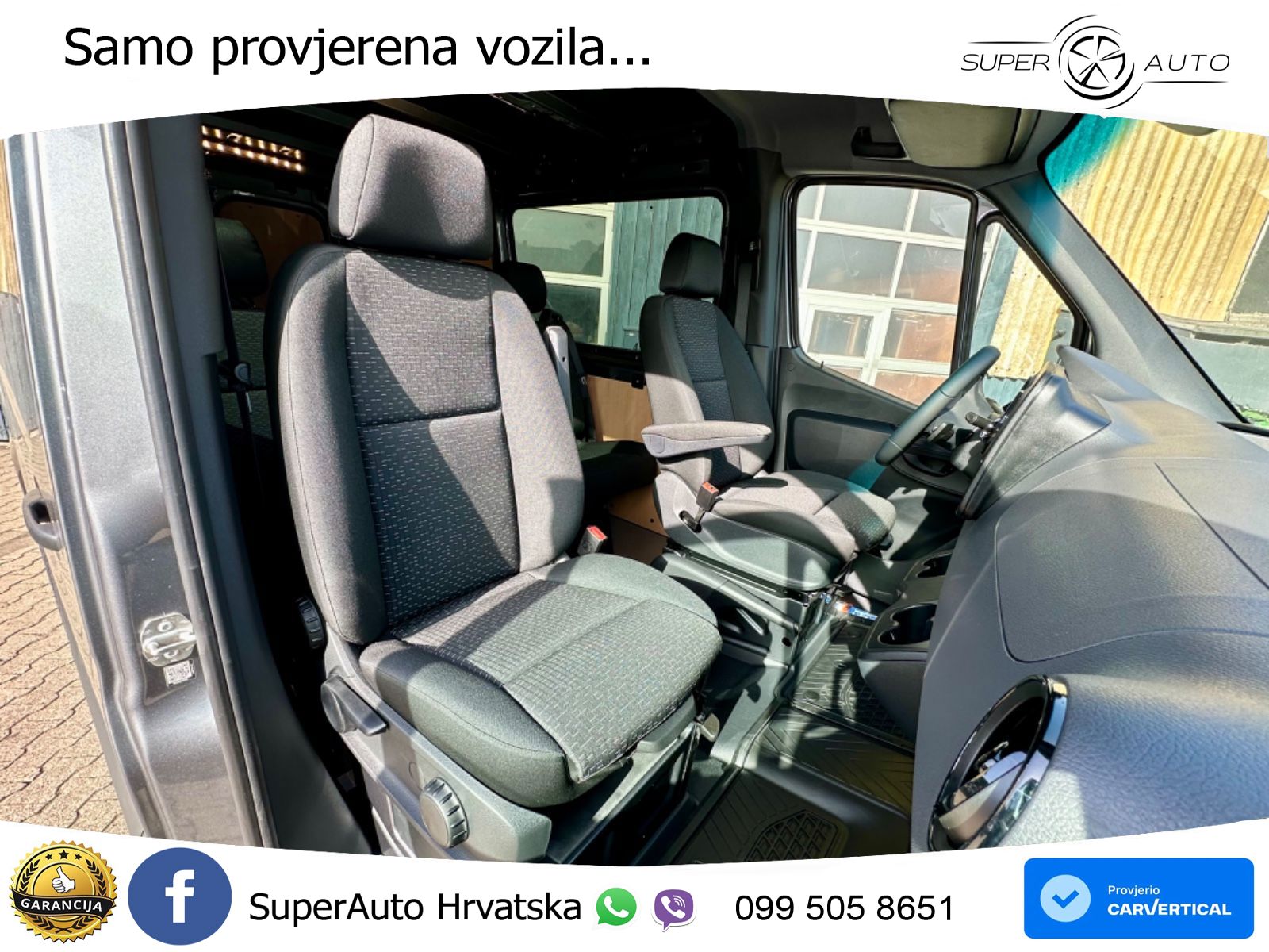 Mercedes-Benz Sprinter 319 CDI/AWD 4x4/Mixto-5 Sitze/LED/Navi 190 KS