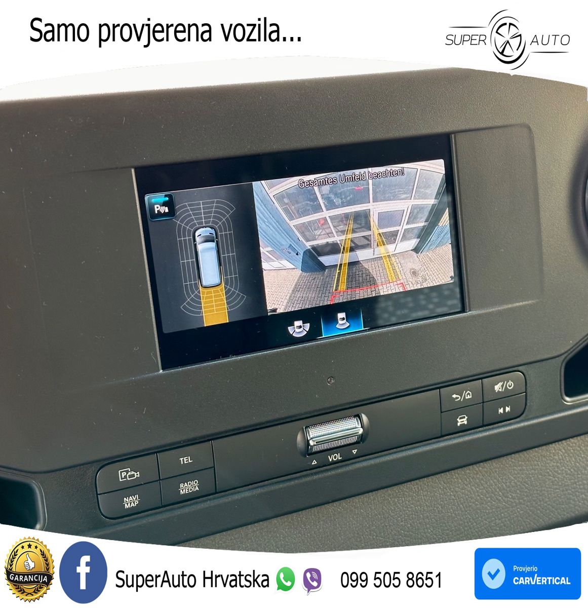 Mercedes-Benz Sprinter 319 CDI/AWD 4x4/Mixto-5 Sitze/LED/Navi 190 KS