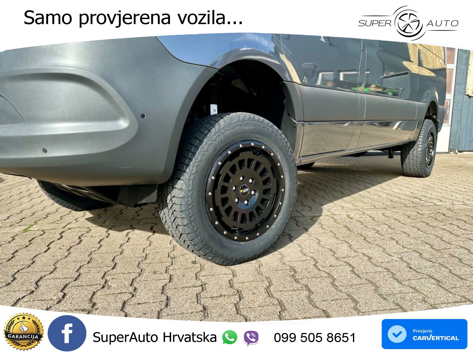 Mercedes-Benz Sprinter 319 CDI/AWD 4x4/Mixto-5 Sitze/LED/Navi 190 KS