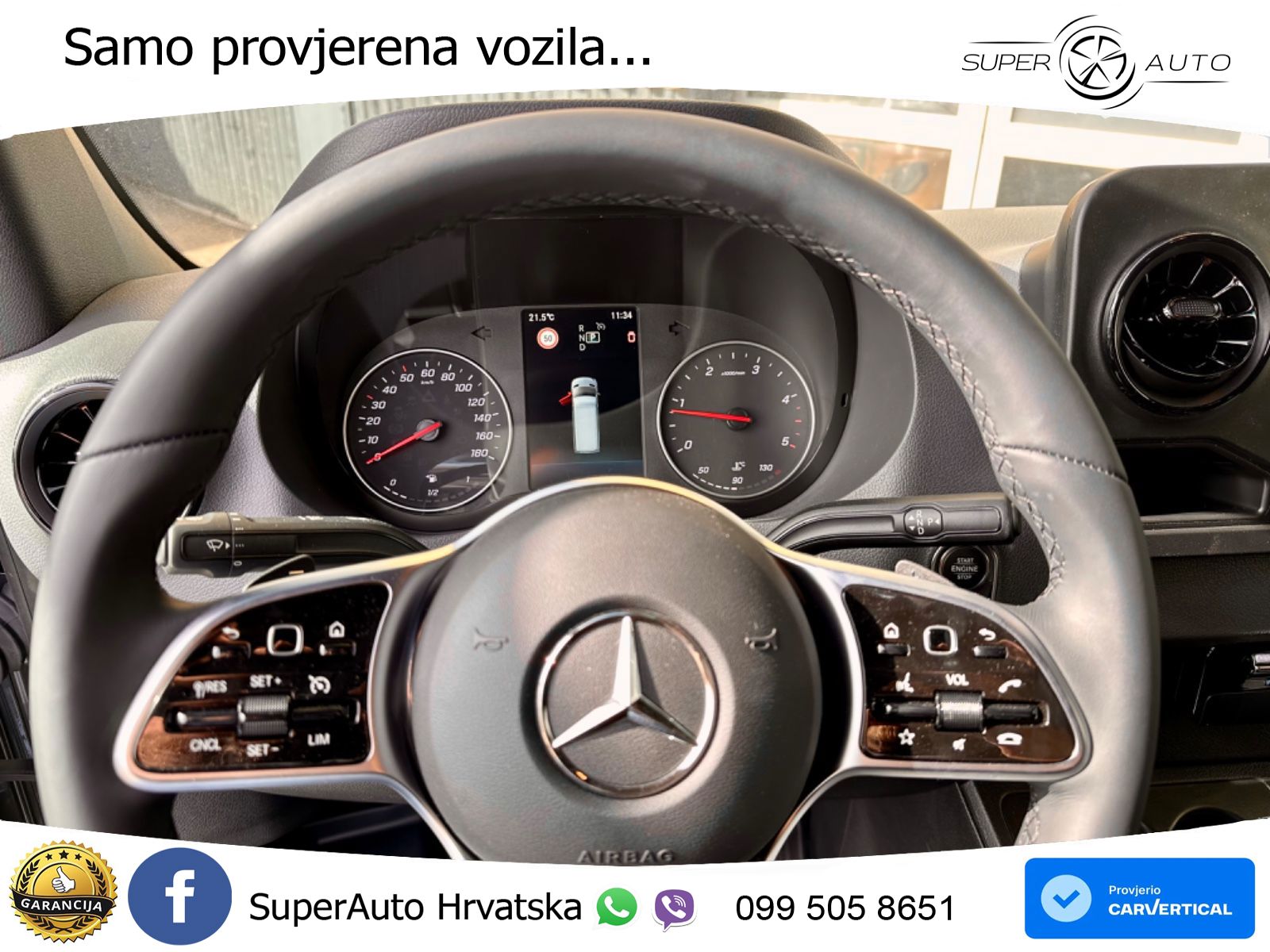 Mercedes-Benz Sprinter 319 CDI/AWD 4x4/Mixto-5 Sitze/LED/Navi 190 KS