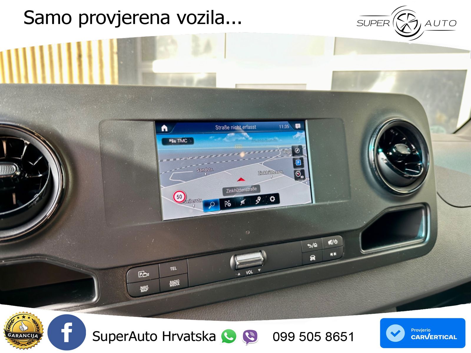 Mercedes-Benz Sprinter 319 CDI/AWD 4x4/Mixto-5 Sitze/LED/Navi 190 KS