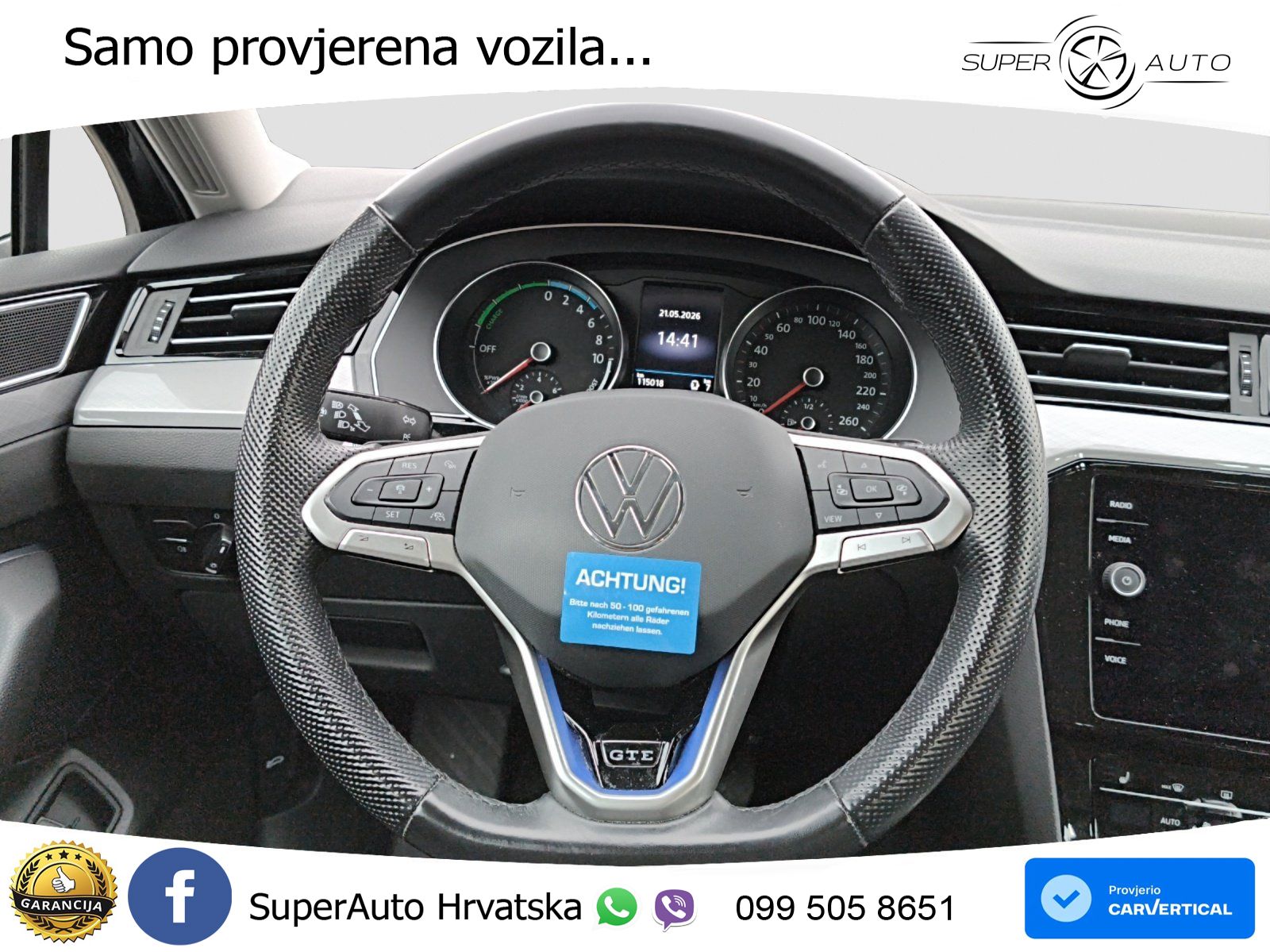 Volkswagen Passat Variant GTE 1.4 TSI (218 KS) DSG LED+GR SJED+ACC