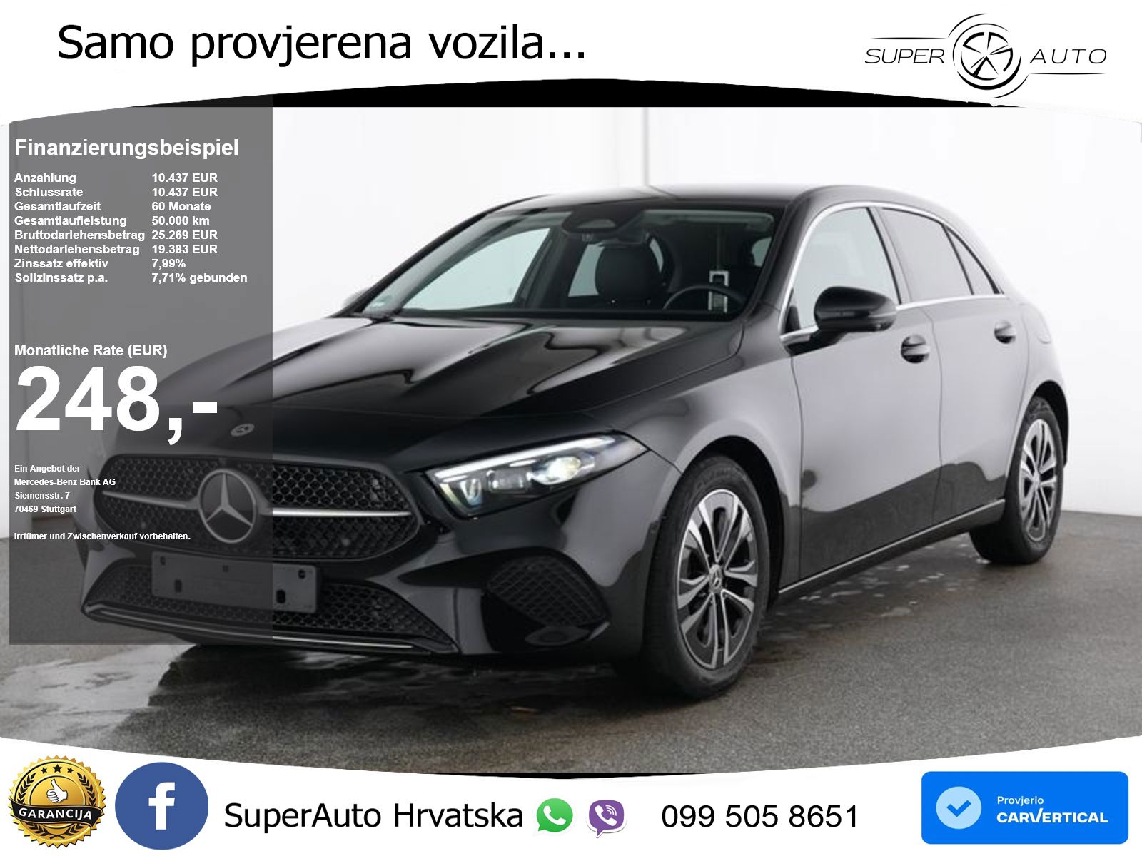 Mercedes-Benz A 200d 8G-DCT