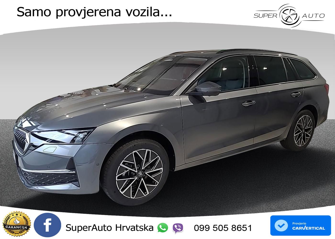 Škoda Octavia Combi 2.0 TDI (150 KS) DSG LED+GR SJED+ACC