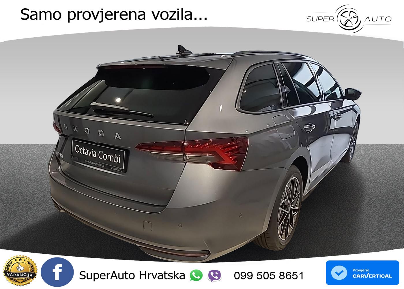 Škoda Octavia Combi 2.0 TDI (150 KS) DSG LED+GR SJED+ACC