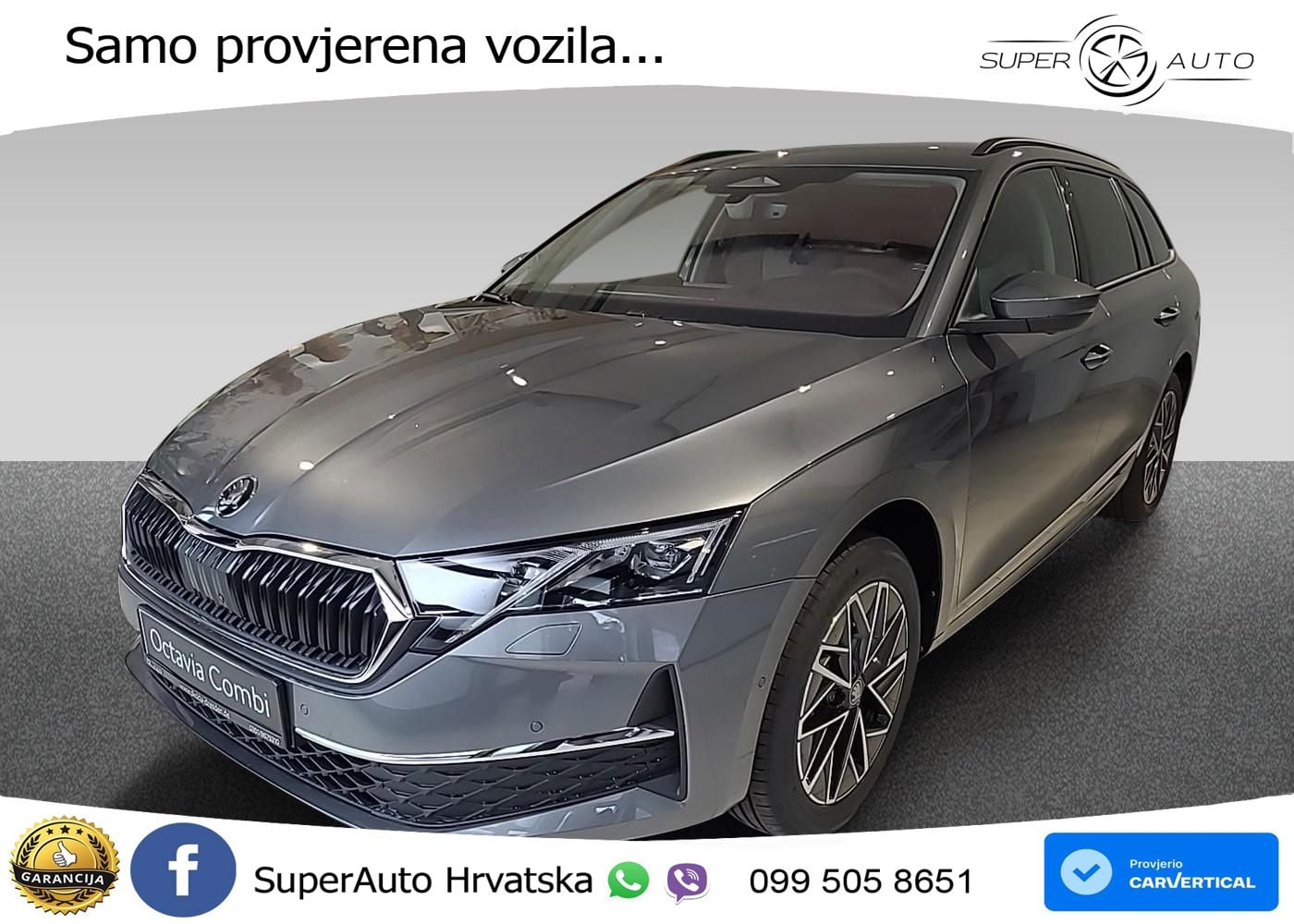 Škoda Octavia Combi 2.0 TDI (150 KS) DSG LED+GR SJED+ACC