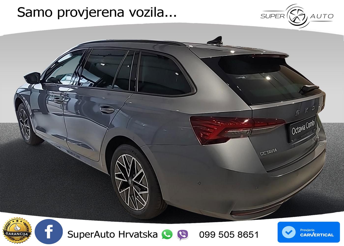Škoda Octavia Combi 2.0 TDI (150 KS) DSG LED+GR SJED+ACC