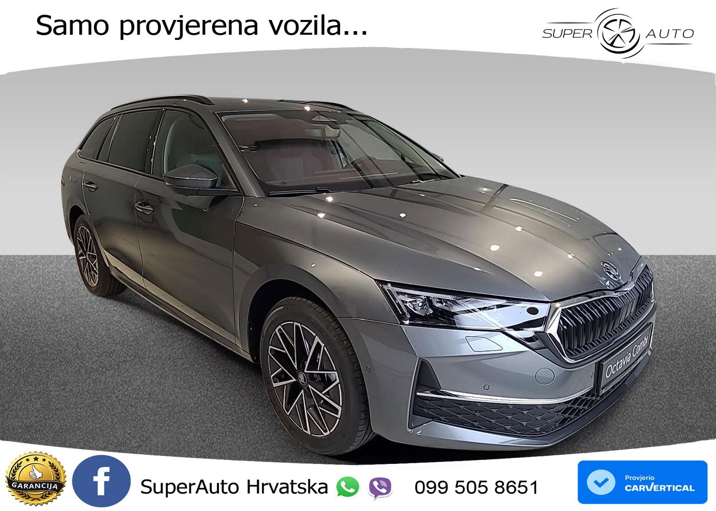 Škoda Octavia Combi 2.0 TDI (150 KS) DSG LED+GR SJED+ACC