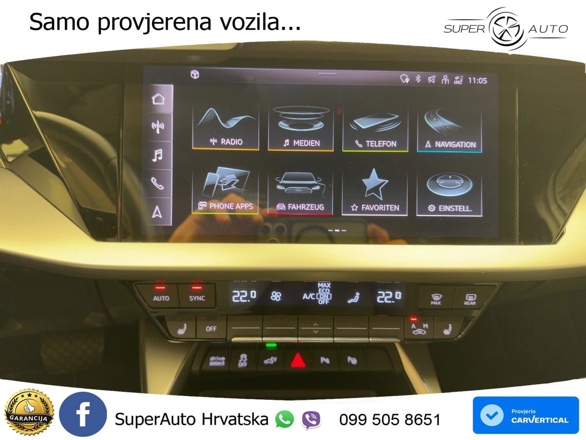 Audi A3 40 TFSIe (204 KS) S tronic LED+GR SJED+ACC