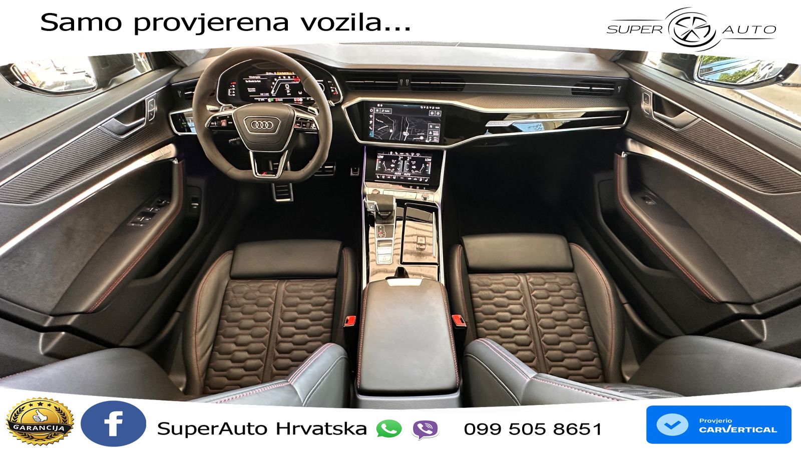 Audi RS6 Avant 4.0 TFSI V8 performance (630 KS)  quattro tiptronic LED+GR SJED+ACC