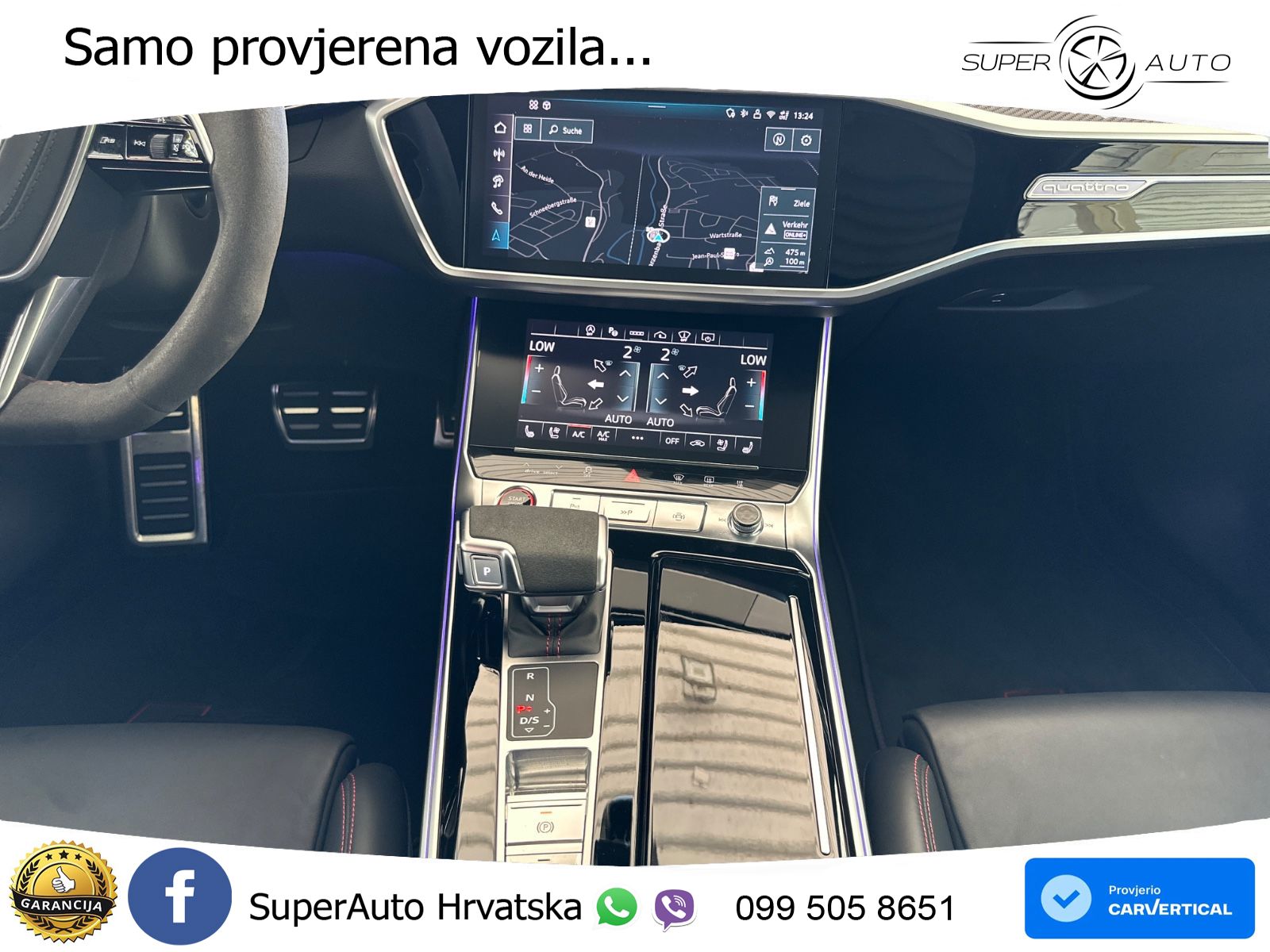 Audi RS6 Avant 4.0 TFSI V8 performance (630 KS)  quattro tiptronic LED+GR SJED+ACC