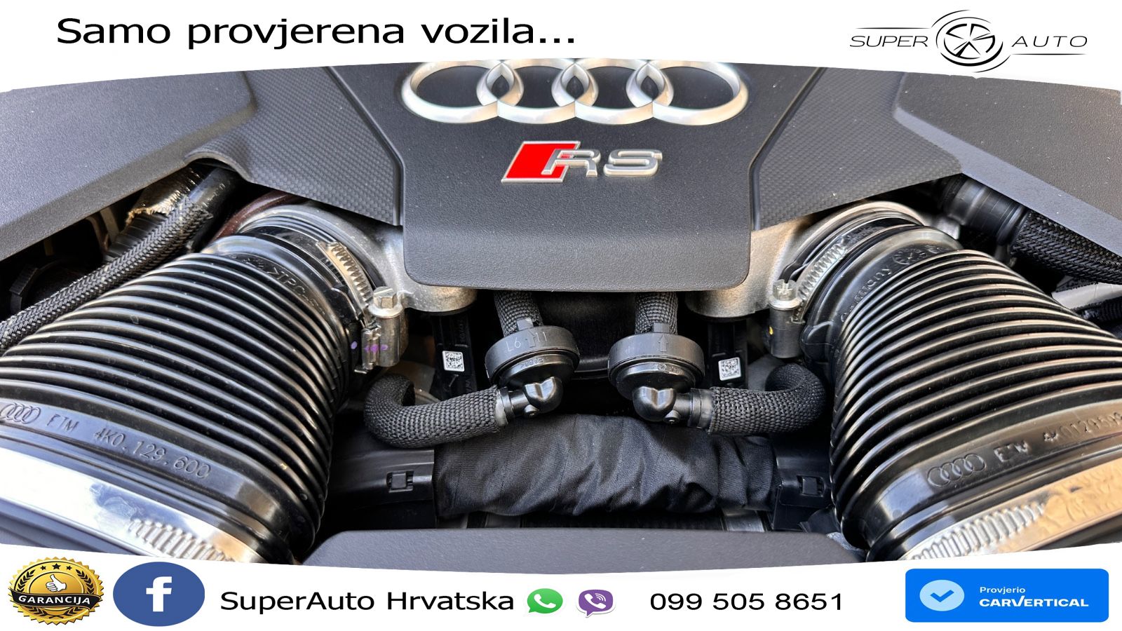 Audi RS6 Avant 4.0 TFSI V8 performance (630 KS)  quattro tiptronic LED+GR SJED+ACC