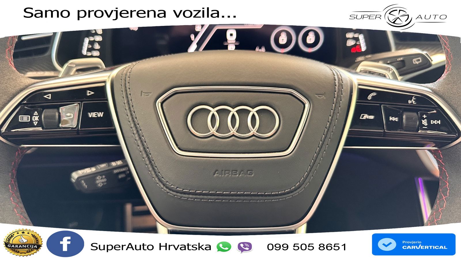 Audi RS6 Avant 4.0 TFSI V8 performance (630 KS)  quattro tiptronic LED+GR SJED+ACC