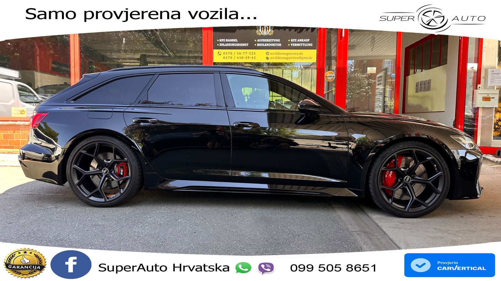 Audi RS6 Avant 4.0 TFSI V8 performance (630 KS)  quattro tiptronic LED+GR SJED+ACC
