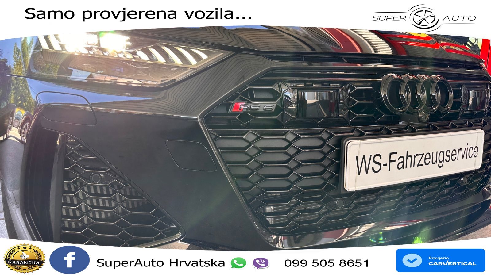 Audi RS6 Avant 4.0 TFSI V8 performance (630 KS)  quattro tiptronic LED+GR SJED+ACC