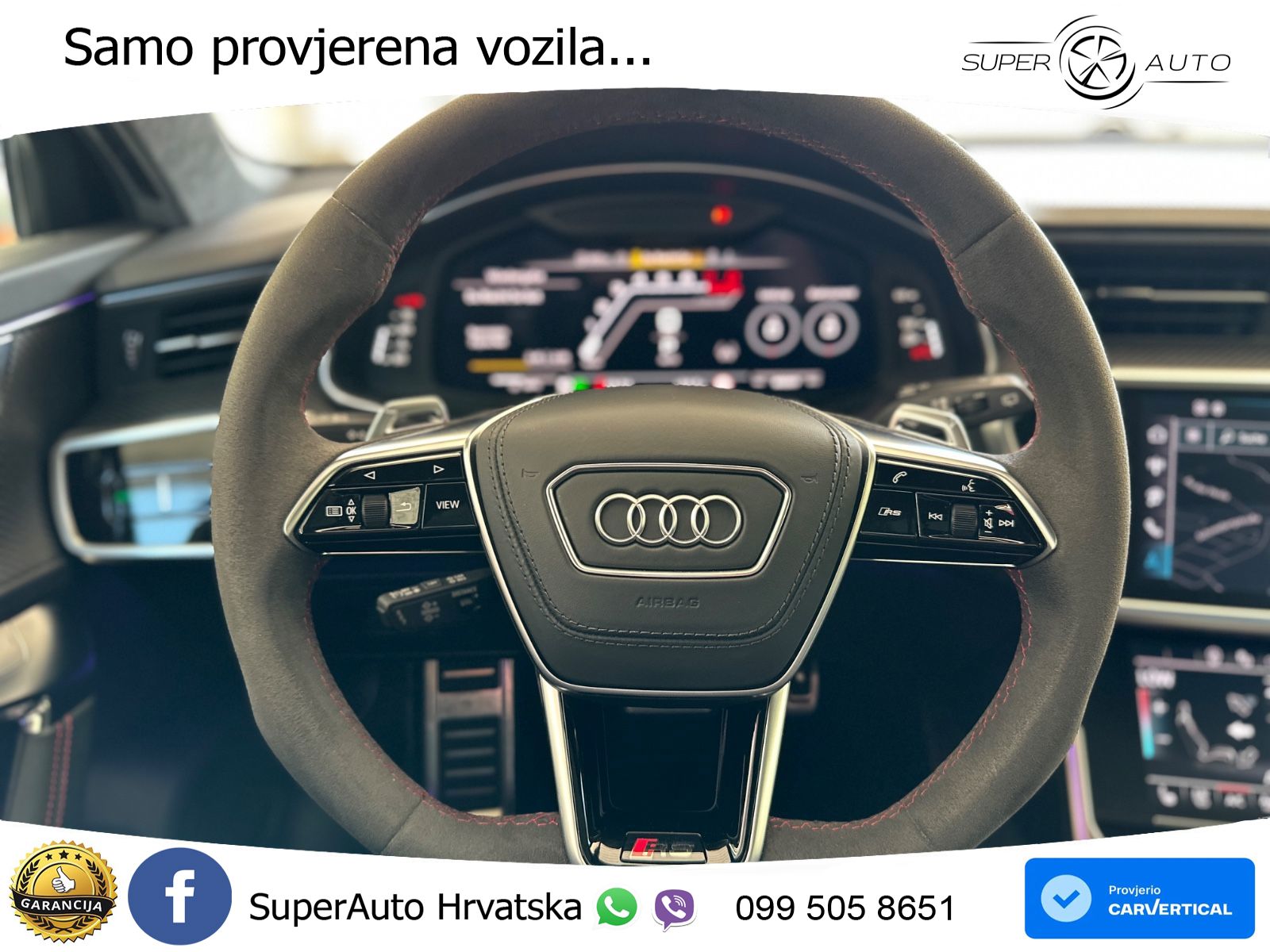 Audi RS6 Avant 4.0 TFSI V8 performance (630 KS)  quattro tiptronic LED+GR SJED+ACC